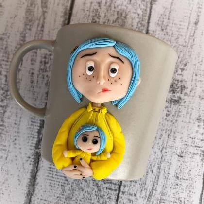 Custom personalized Coraline doll m..