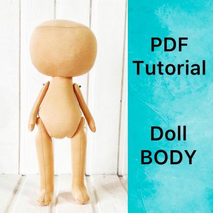 PDF Cloth Doll Pattern Soft Doll Te..